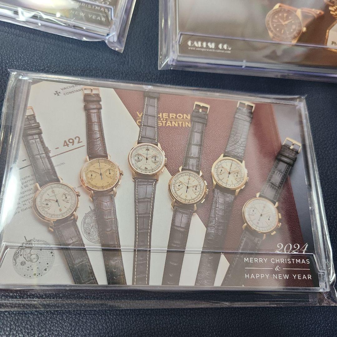 ROLEX TUDOR等 ケアーズ製 時計の卓上カレンダー 2023～2025
