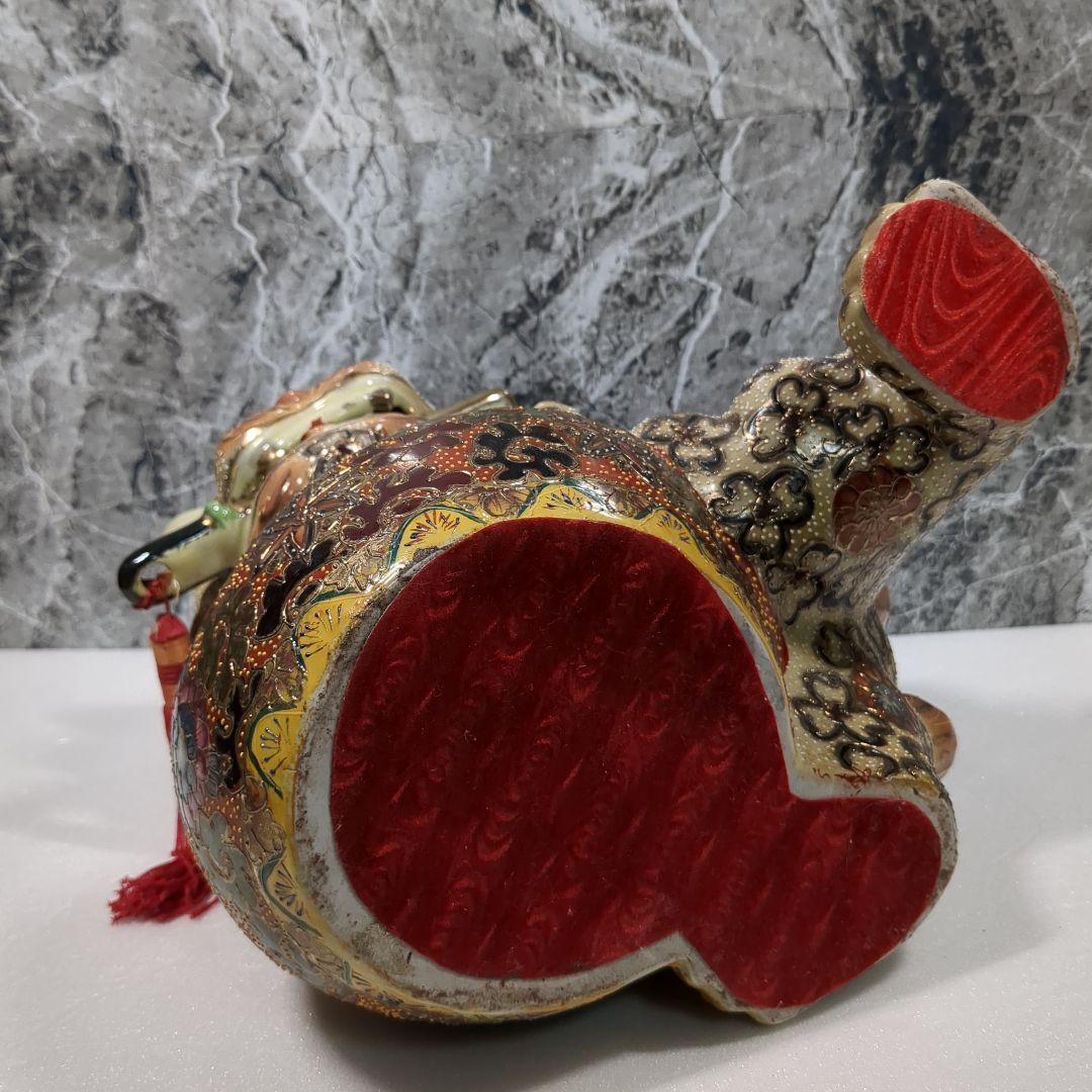 九谷焼 九谷五彩 獅子置物 ペア シーサー 狛犬 一対 縁起物 魔除け 厄除け