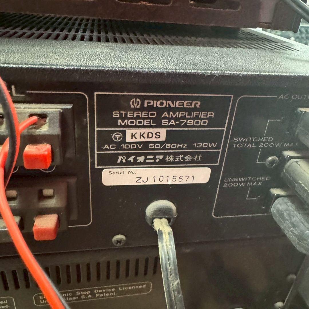 T◆パイオニアSA-7900CT-415TX-7900 PL-260 昭和レトロ