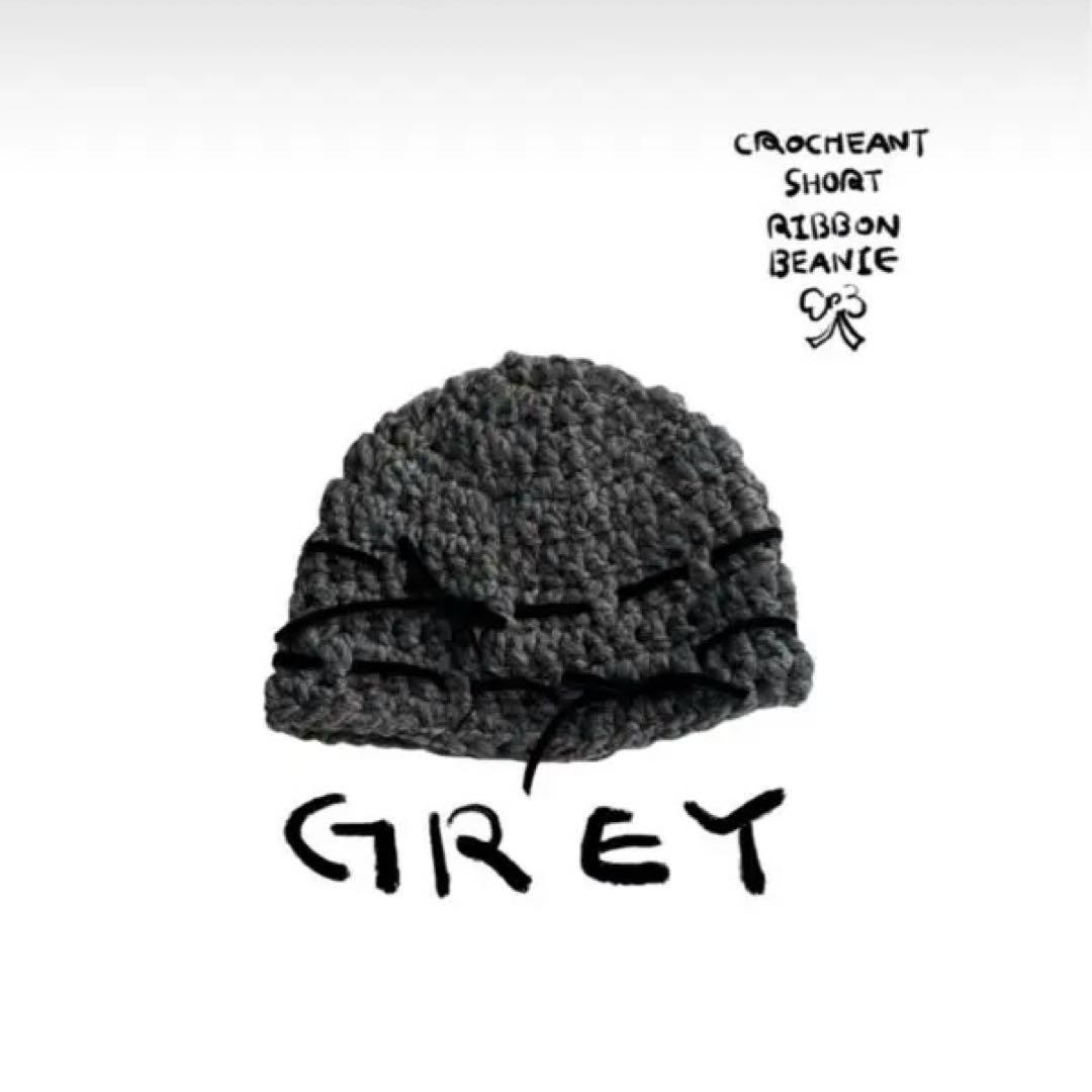 帽子 CROCHEANT Short Ribbon Beanie