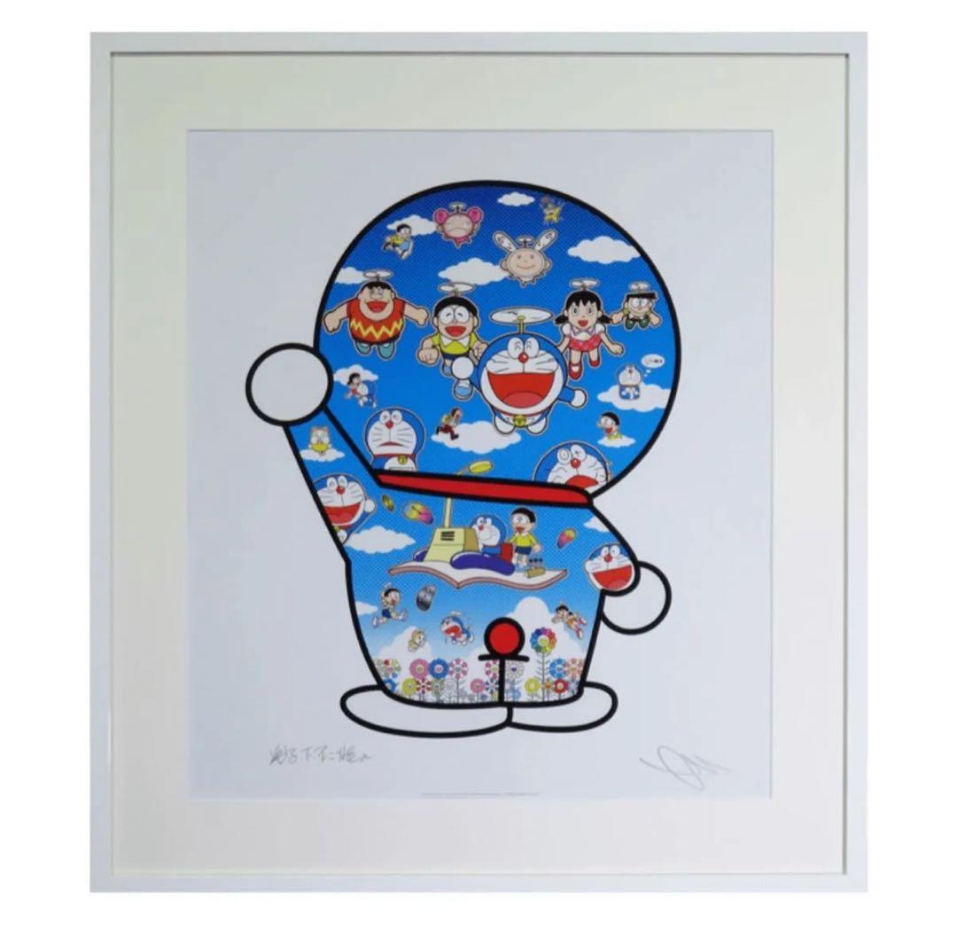 正規品　村上隆　 版画　青空の下のドラえもん達　オフセット　カイカイキキ