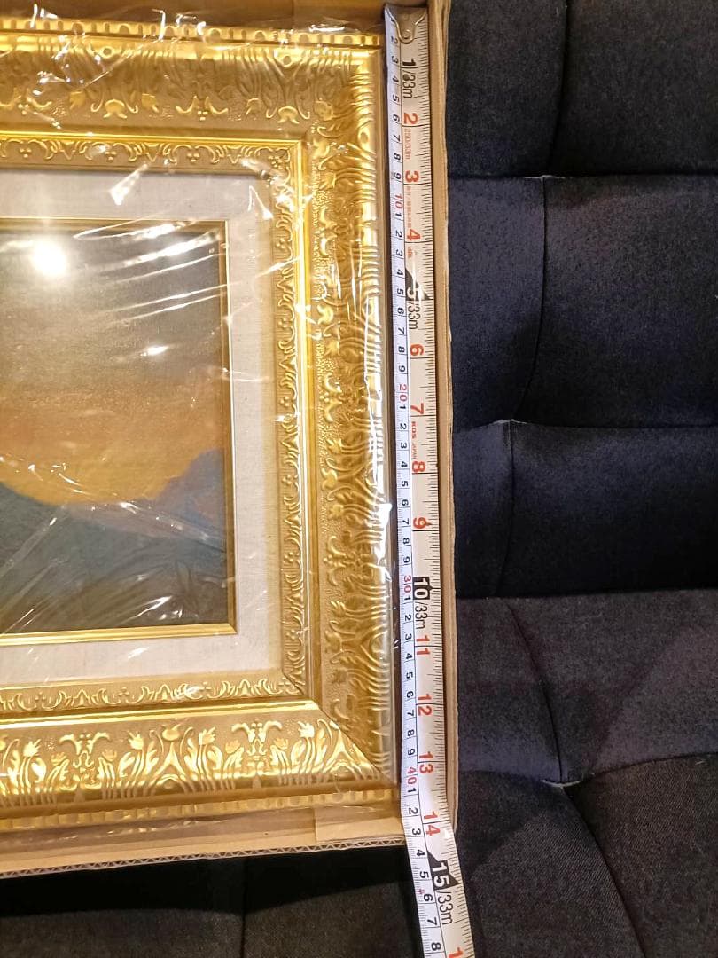 油彩画 / 青富士