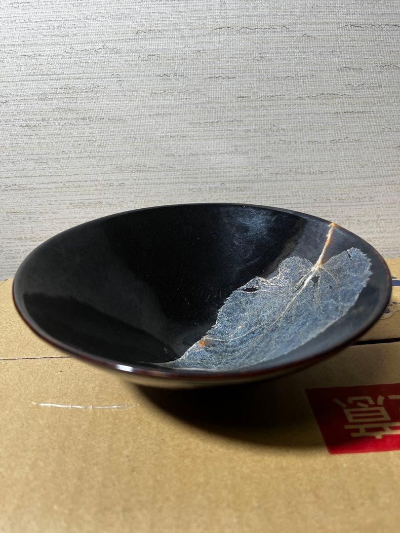 宋　吉州窯　木葉天目茶碗　中国　骨董品