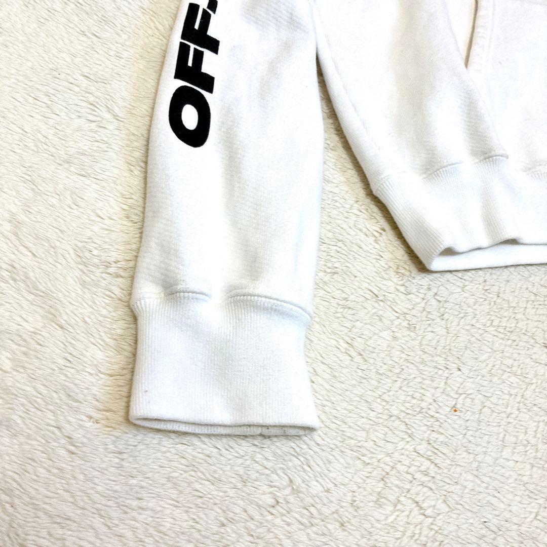 ＯＦＦ-WHITE オフホワイト　パーカー　オーバーサイズ　ホワイト