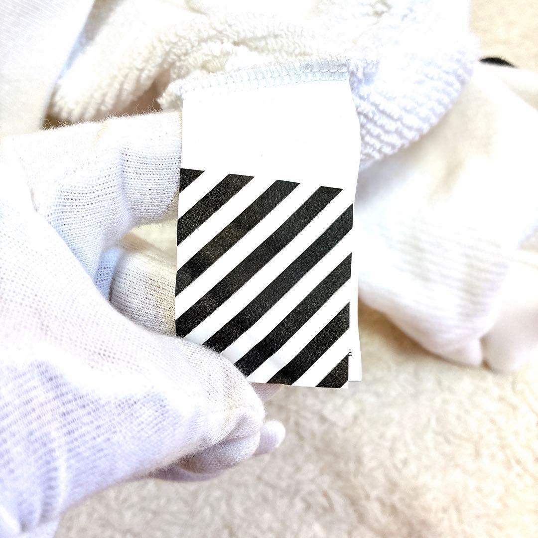 ＯＦＦ-WHITE オフホワイト　パーカー　オーバーサイズ　ホワイト