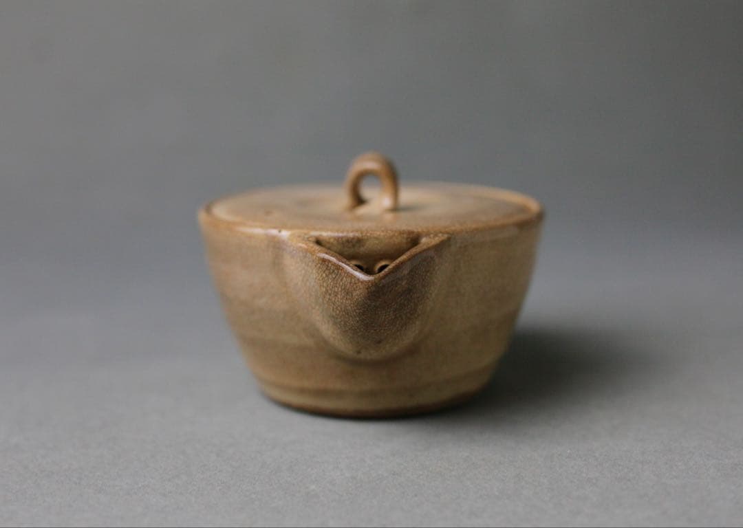 十世 坂高麗左衛門 萩焼 唐口 急須 宝瓶 共箱 茶器