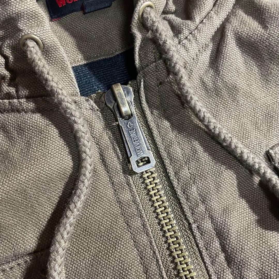 WOLVERINE ウルヴァリン 中綿アクティブジャケットダック生地カーキL