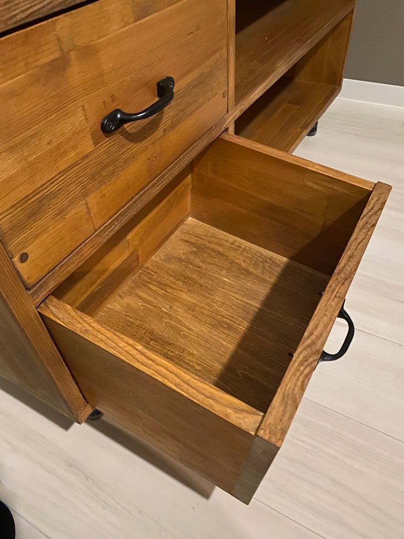 【美品】ハンドメイド作家　テレビボード　テレビ台　無垢材