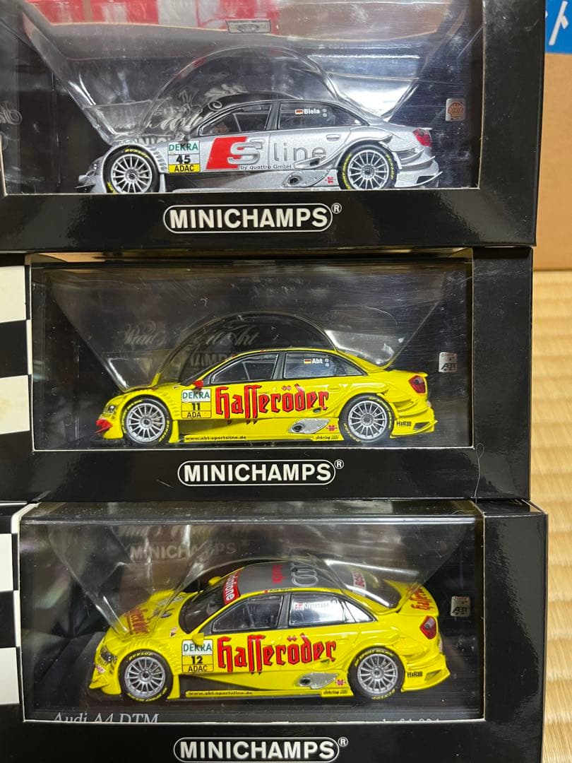 MINICHAMPS Audi A4 DTM 3台セット AUTOart