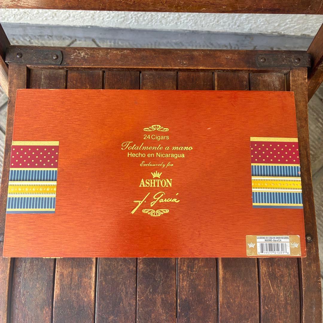 木製シガレットケース収納木箱ハンドメイドアメリカアンティークUSAヴィンテージ