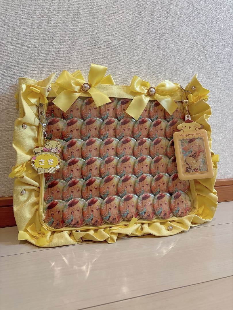 天馬咲希 サンリオ 痛バッグ 缶バッジ 48個 グリ缶