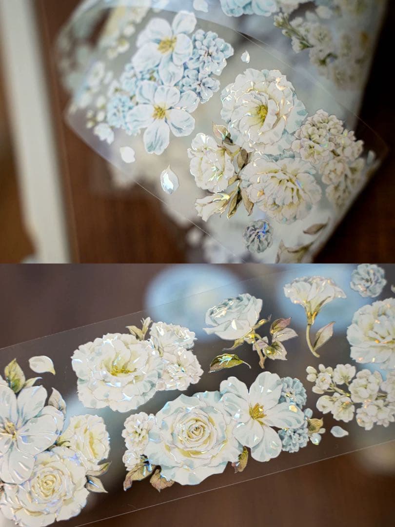 Hoshi奶芙《薄荷夏》海外マスキングテープ　マステ 【2672】