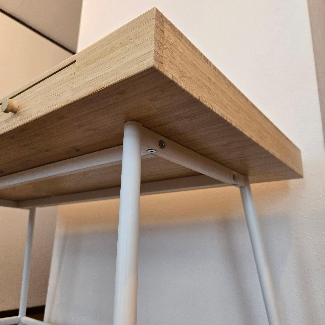 送料込 ほぼ未使用 IKEA 102×49cm PCデスク LILL ASEN