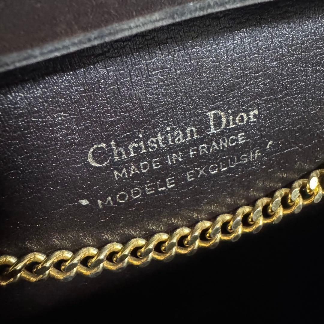 極美品 Dior ディオール トロッター チェーン ショルダーバッグ