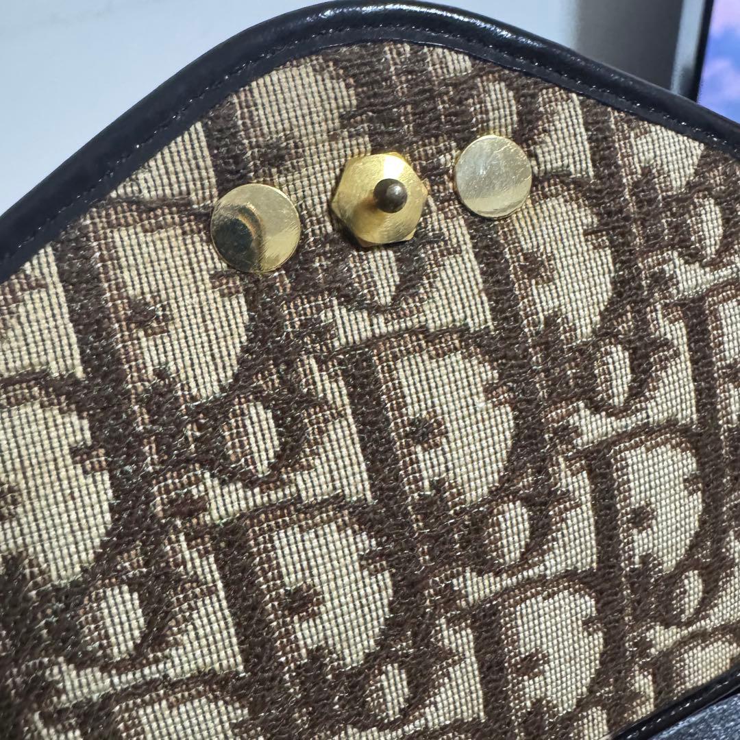 極美品 Dior ディオール トロッター チェーン ショルダーバッグ