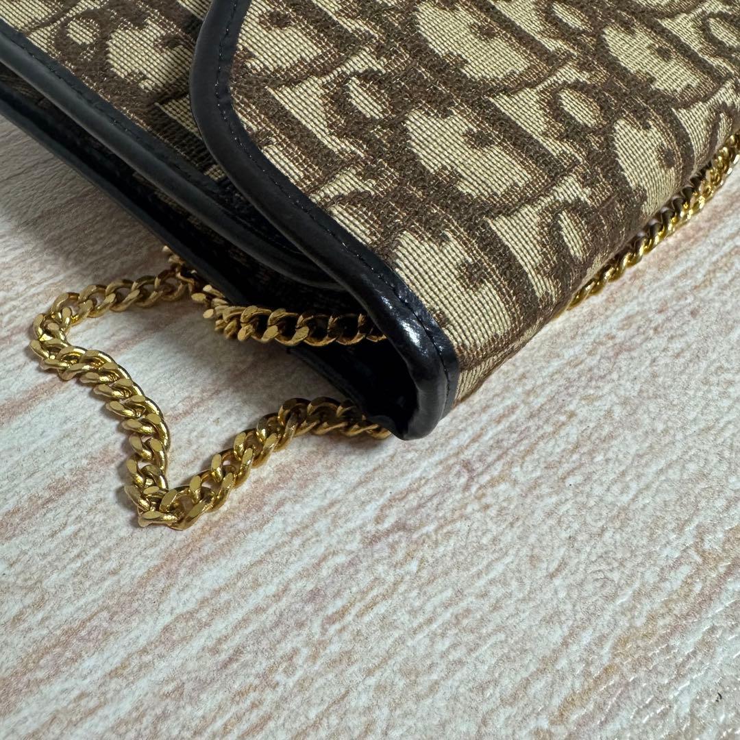 極美品 Dior ディオール トロッター チェーン ショルダーバッグ