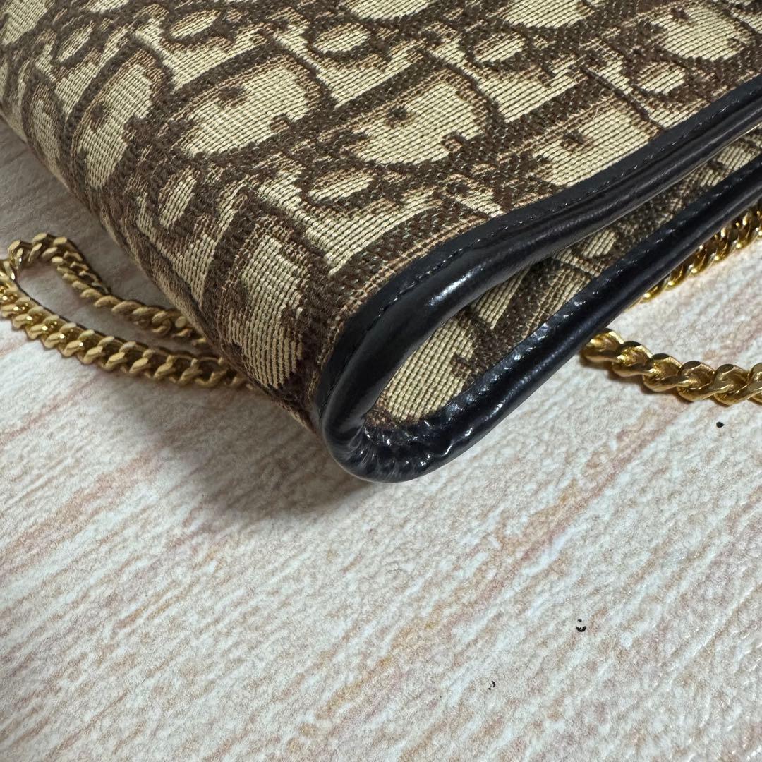 極美品 Dior ディオール トロッター チェーン ショルダーバッグ