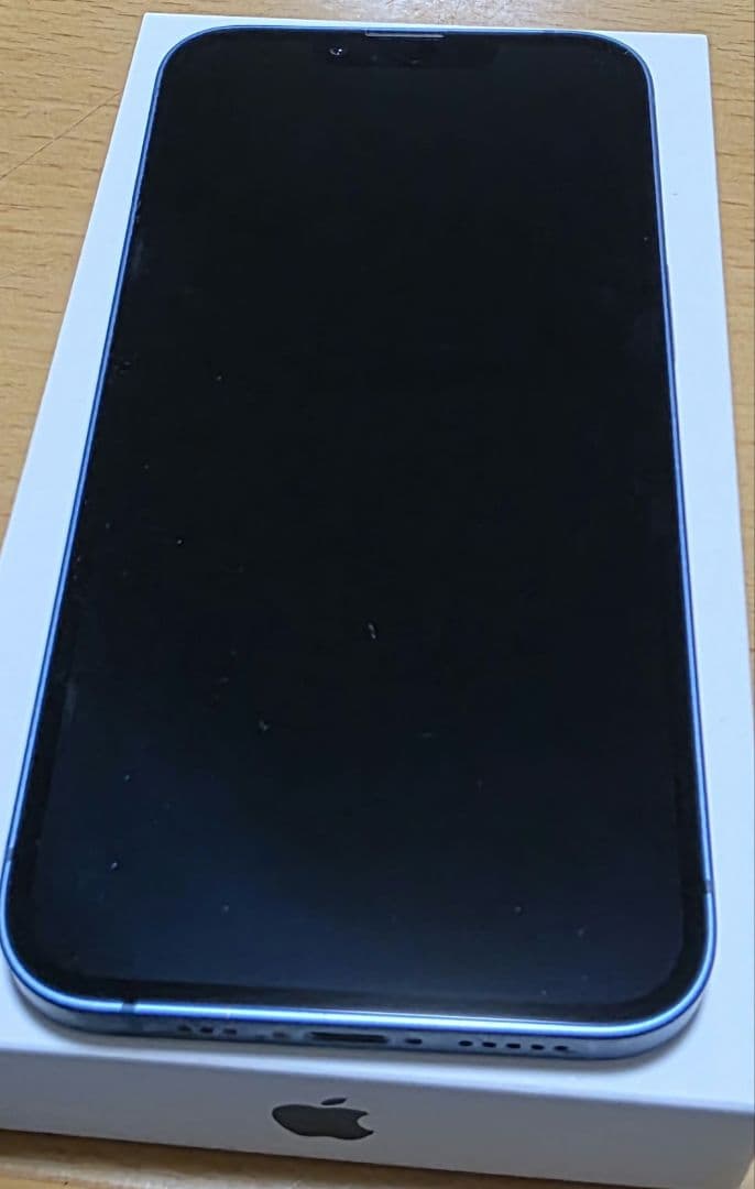 iPhone13 128GB ブルー　箱あり