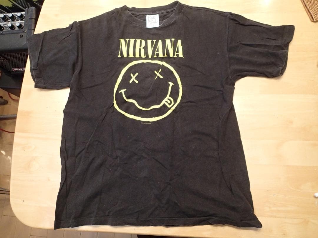 １９９３年頃購入nirvanaニルヴァーナTシャツ・サイズL