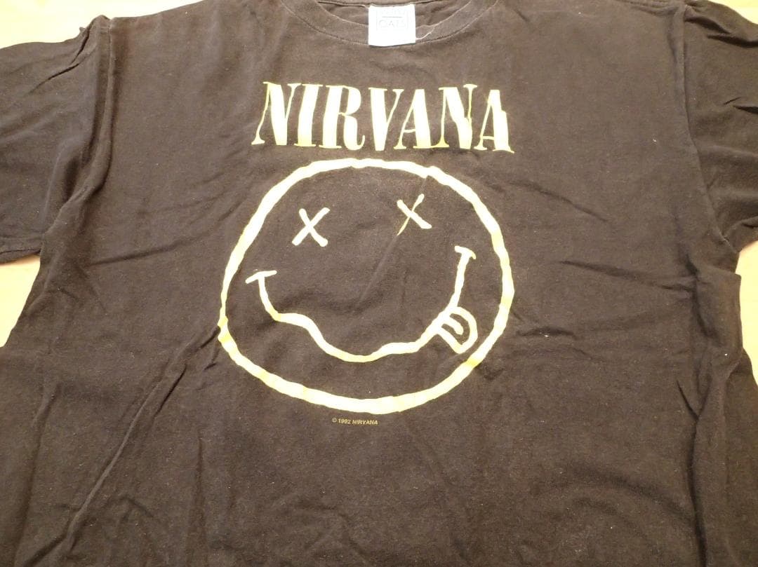 １９９３年頃購入nirvanaニルヴァーナTシャツ・サイズL