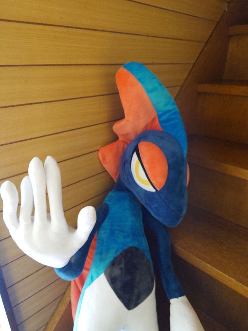 ほぼ等身大 色違いインテレオン ぬいぐるみ 125cm (尻尾含め約200cm)