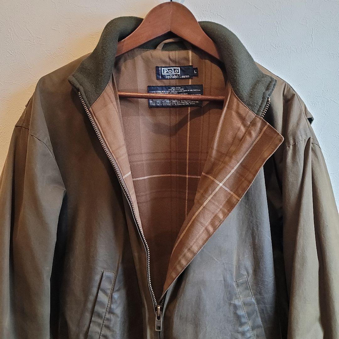 90S　Polo Ralph Lauren オイルドジャケット