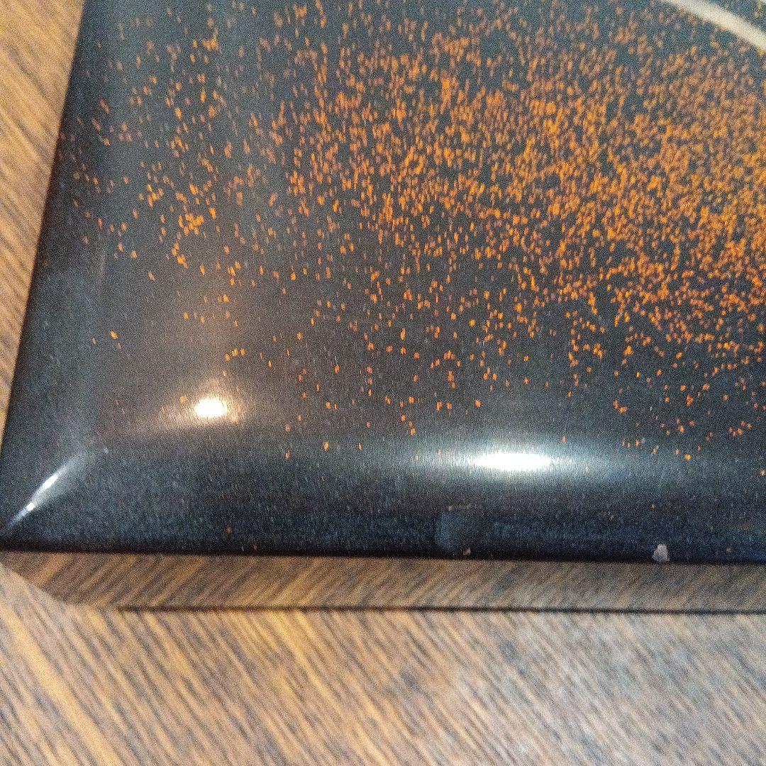 漆塗り 文箱 草花模様　螺鈿　硯箱　ヴィンテージ