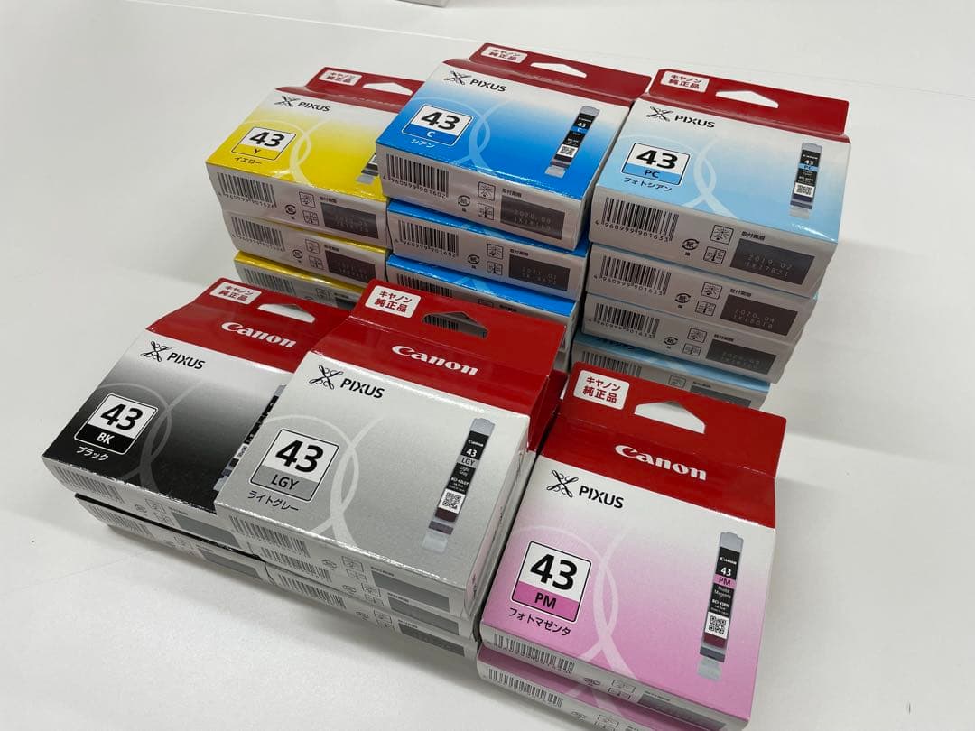 Canon純正インクカートリッジBCI-43 16本セット【期限切】（その４）