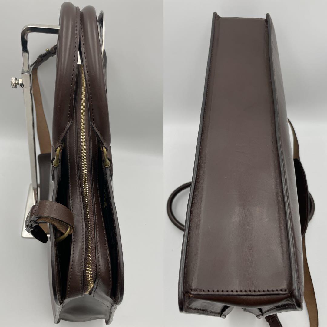 土屋鞄 マグナス 2way ビジネスバッグ ダークブラウン