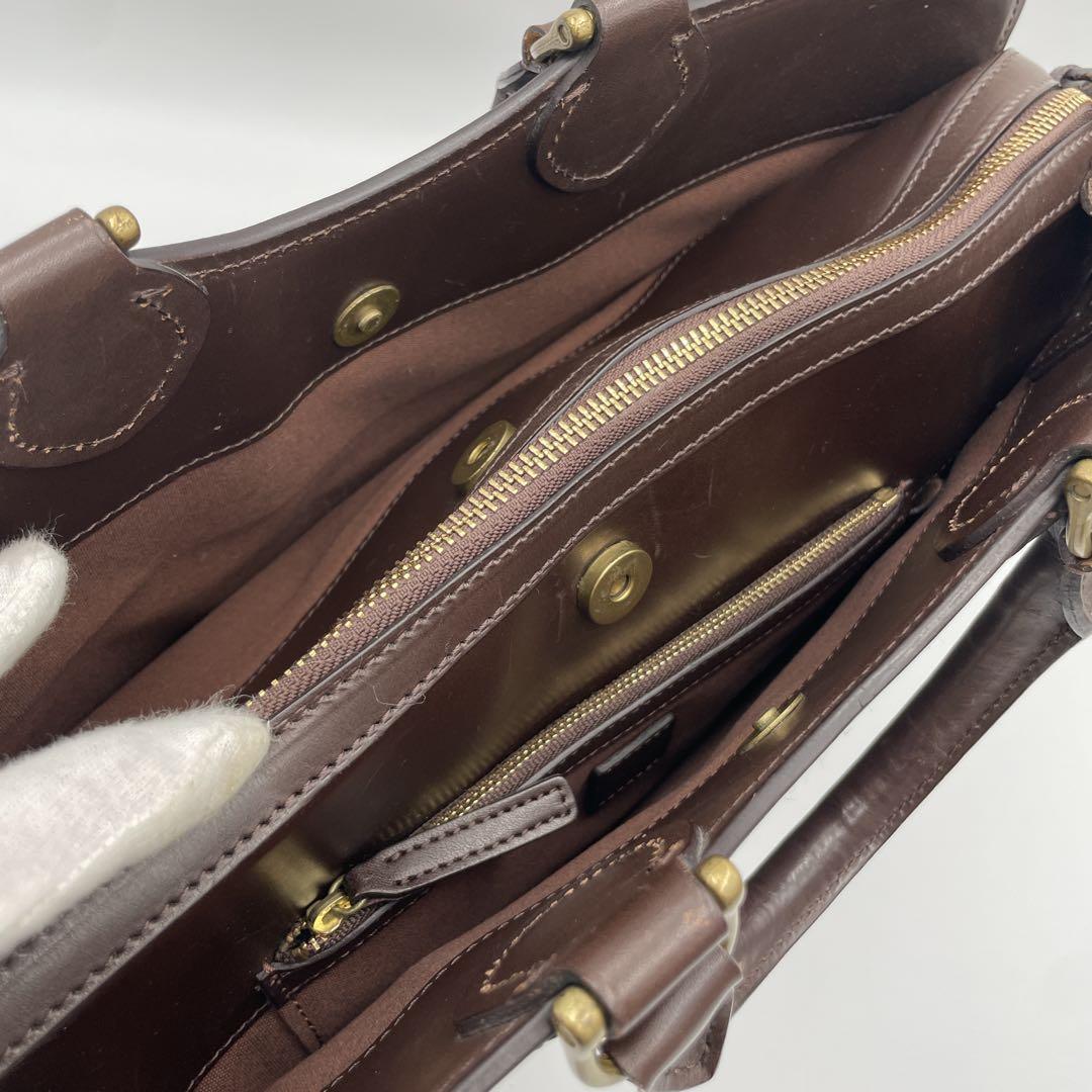 土屋鞄 マグナス 2way ビジネスバッグ ダークブラウン