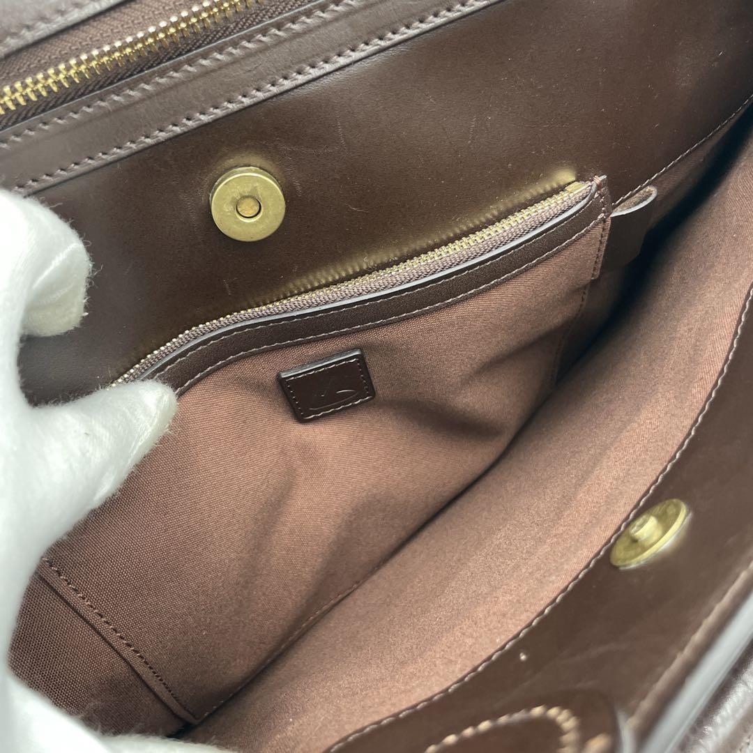 土屋鞄 マグナス 2way ビジネスバッグ ダークブラウン