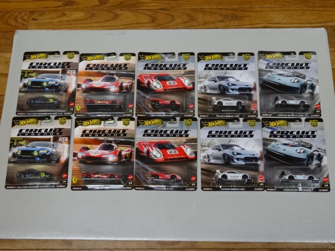 ナロー様 ホットウィール Circuit Legends 5台×2セット