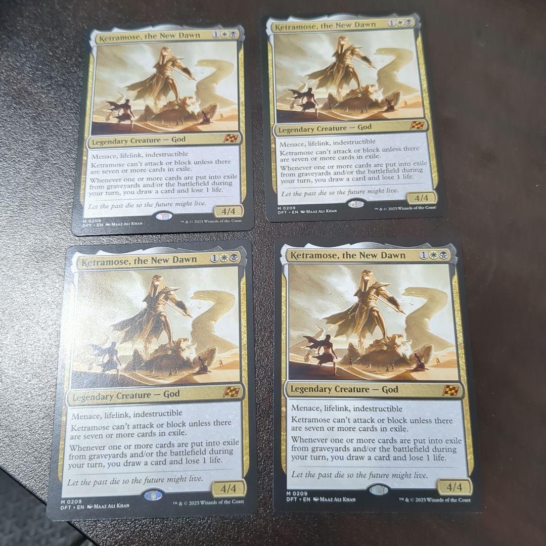 MTG　DFT　新たな夜明け、ケトラモーズ4枚セット　英語版