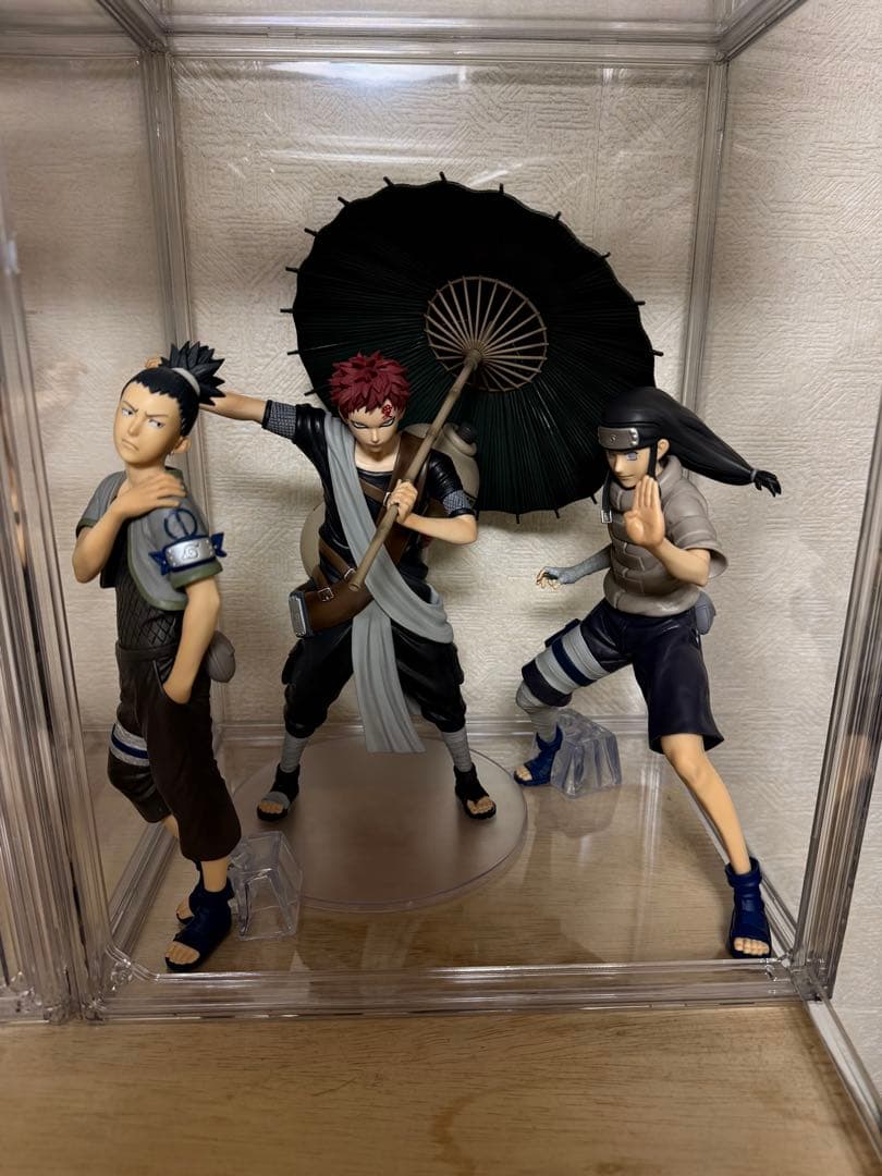 一番くじ　シカマル　ネジ　我愛羅フィギュアセット