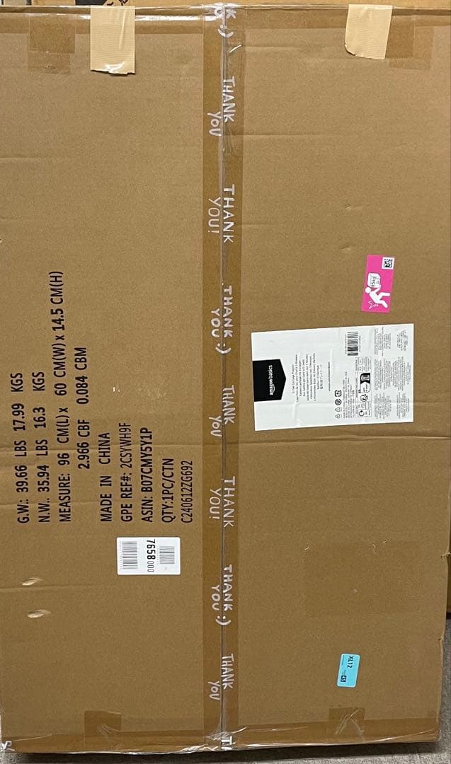 Amazonベーシック 猫ケージ キャットケージ 大型 3段 ブラック