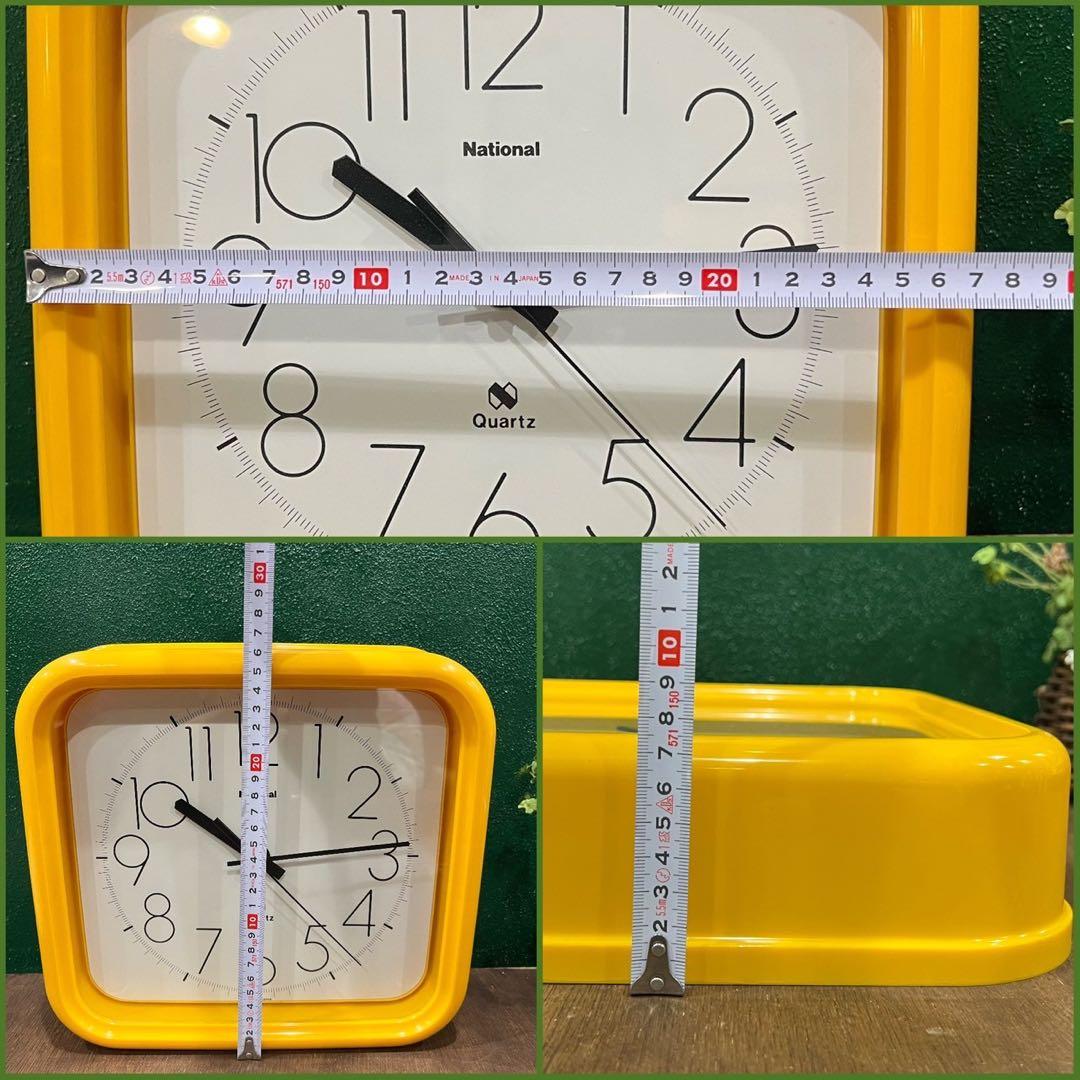 掛時計 ナショナル 昭和レトロ レトロポップ インテリア 当時物 スペースエイジ