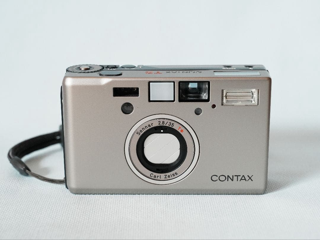 【動作確認済】CONTAX T3　コンパクトフィルムカメラ チタンシルバー