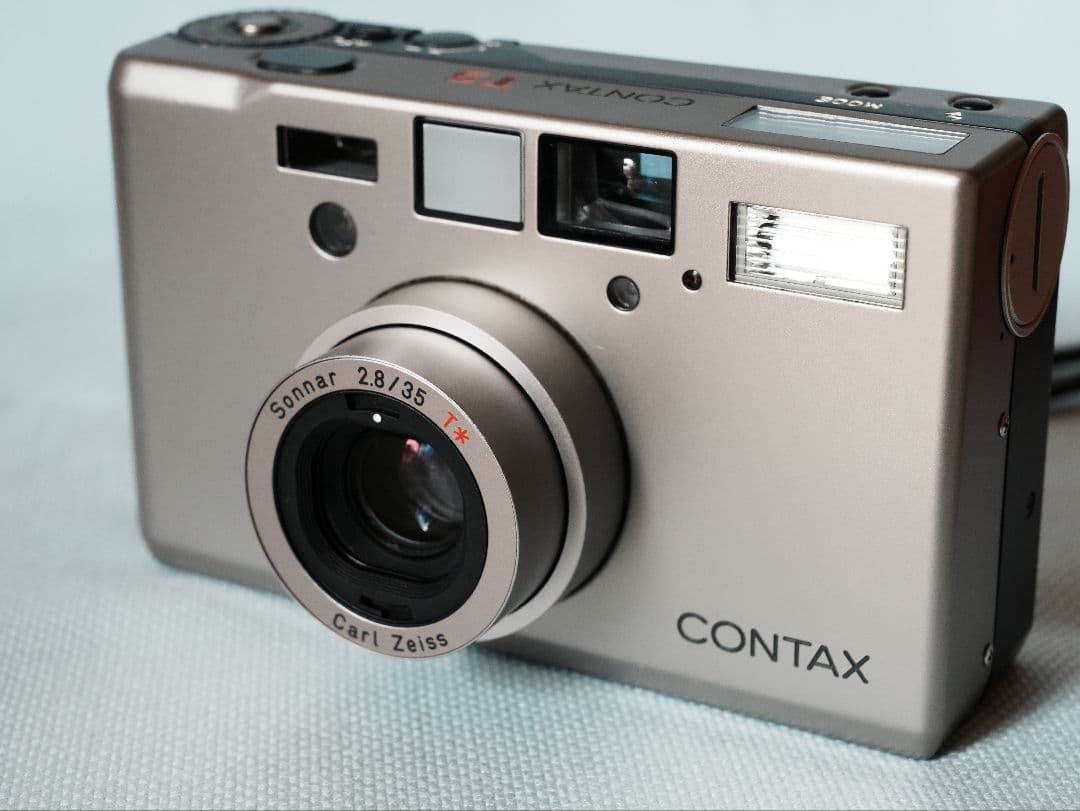 【動作確認済】CONTAX T3　コンパクトフィルムカメラ チタンシルバー