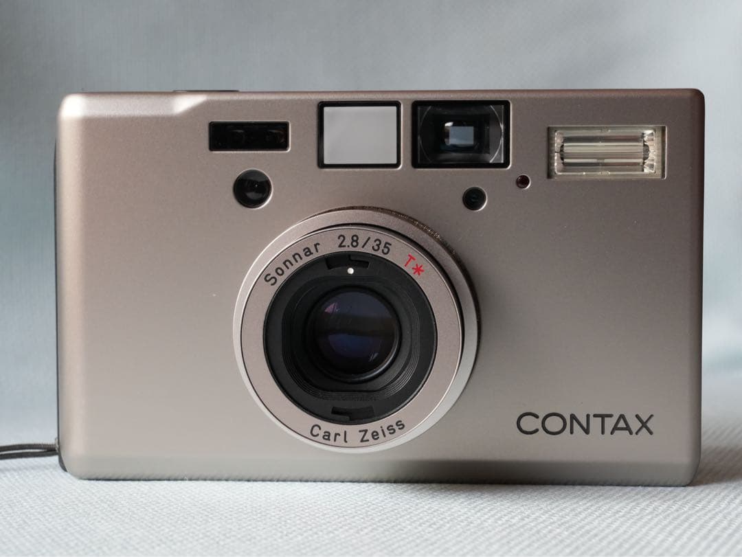 【動作確認済】CONTAX T3　コンパクトフィルムカメラ チタンシルバー