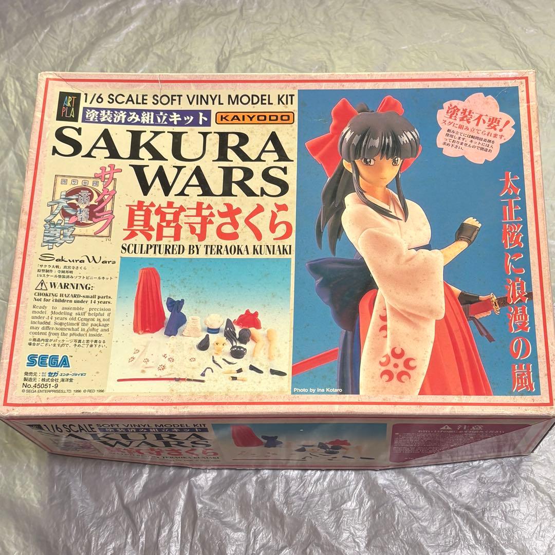 真宮寺さくら サクラ大戦 1/6 ソフトビニール 塗装済み フィギュア 海洋堂