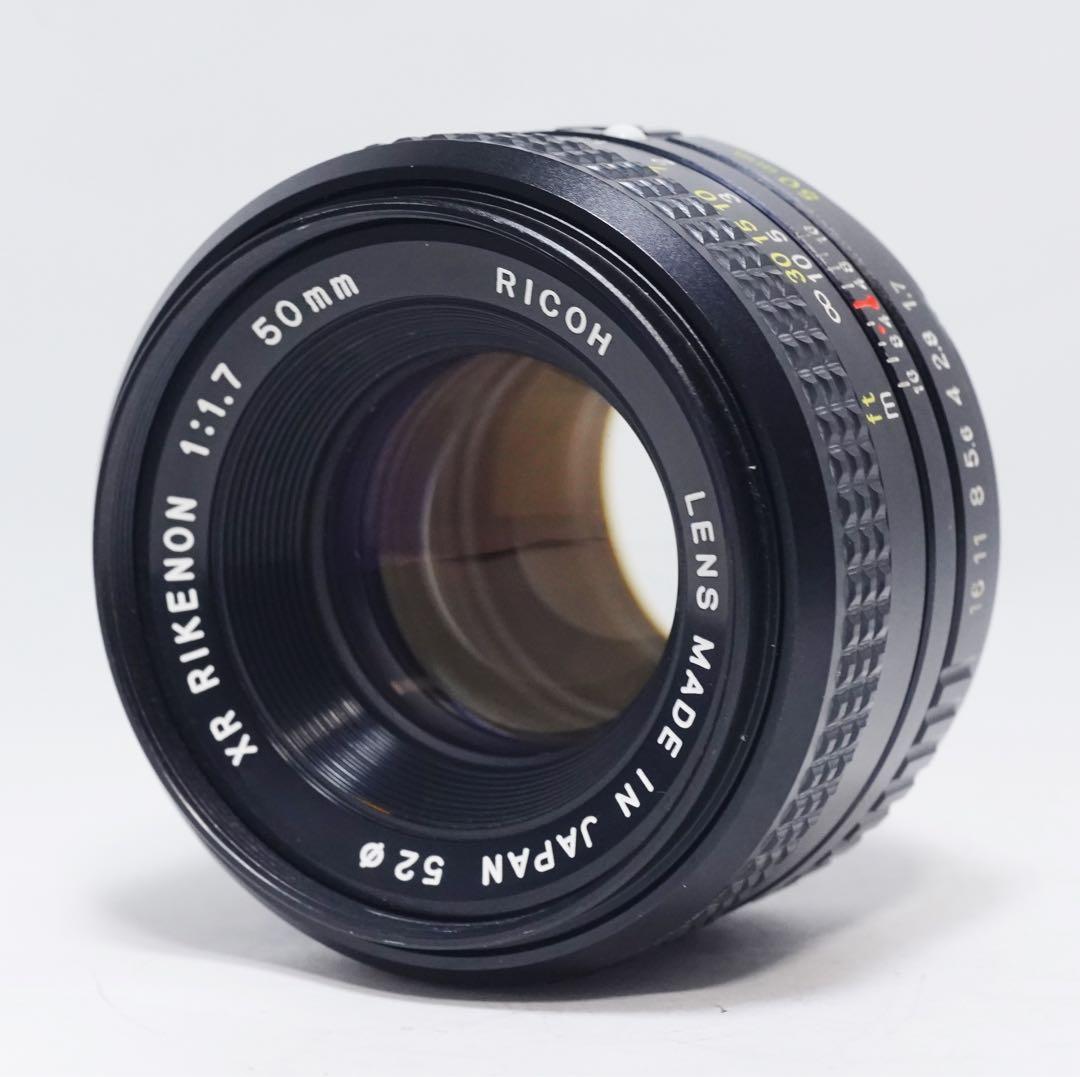 美品 RICOH XR RIKENON 50mm f1.7 富岡光学