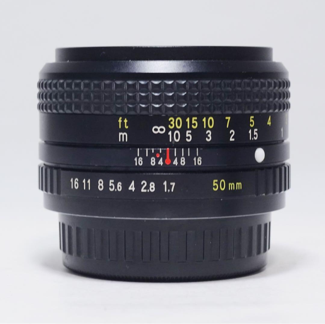 美品 RICOH XR RIKENON 50mm f1.7 富岡光学