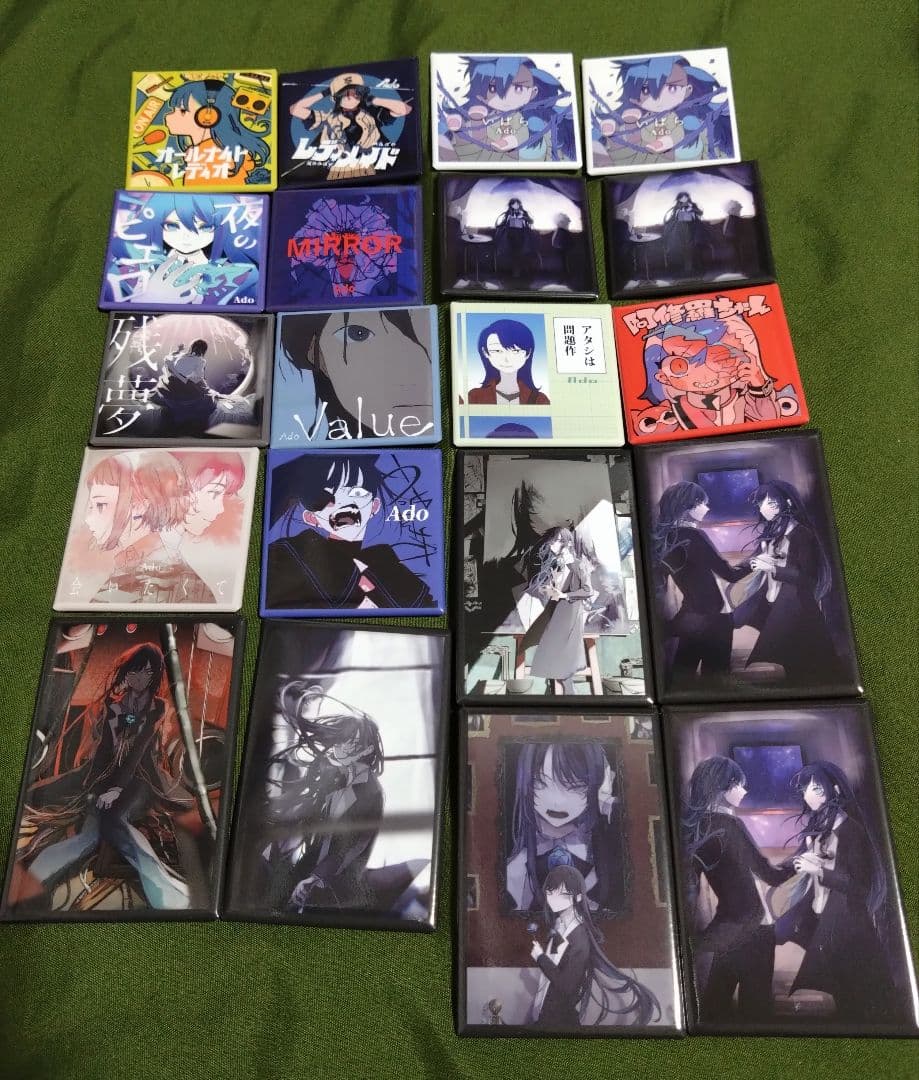 Ado モナリザの横顔 グッズ アクキ ペンライト 缶バッジ 秘密基地 たくさん