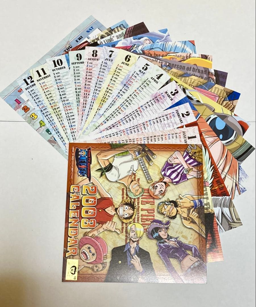 2003 ワンピース 卓上カレンダー