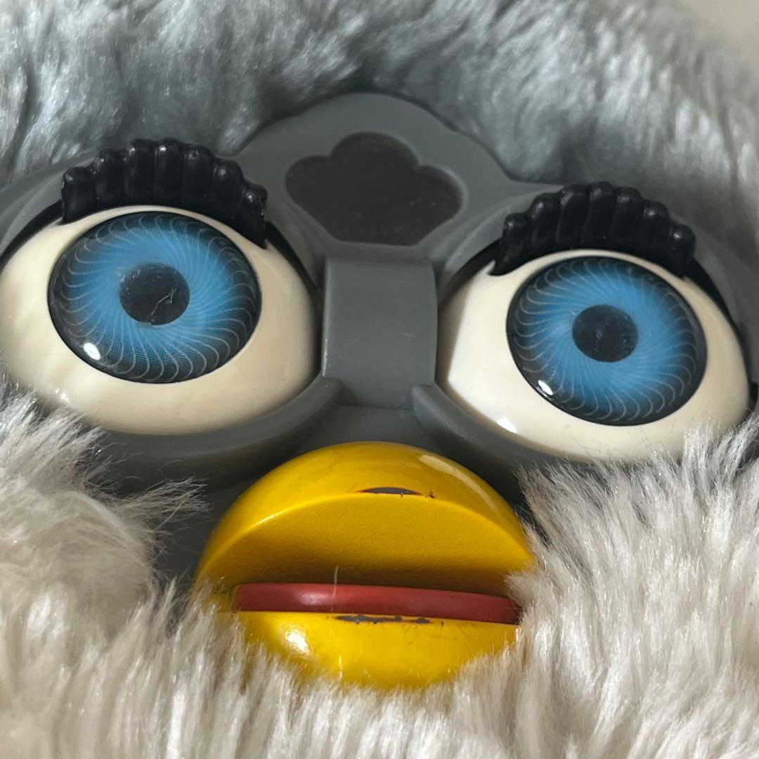 ファービー　初代　リュック　バックパック　鞄　furby　グレー　#9