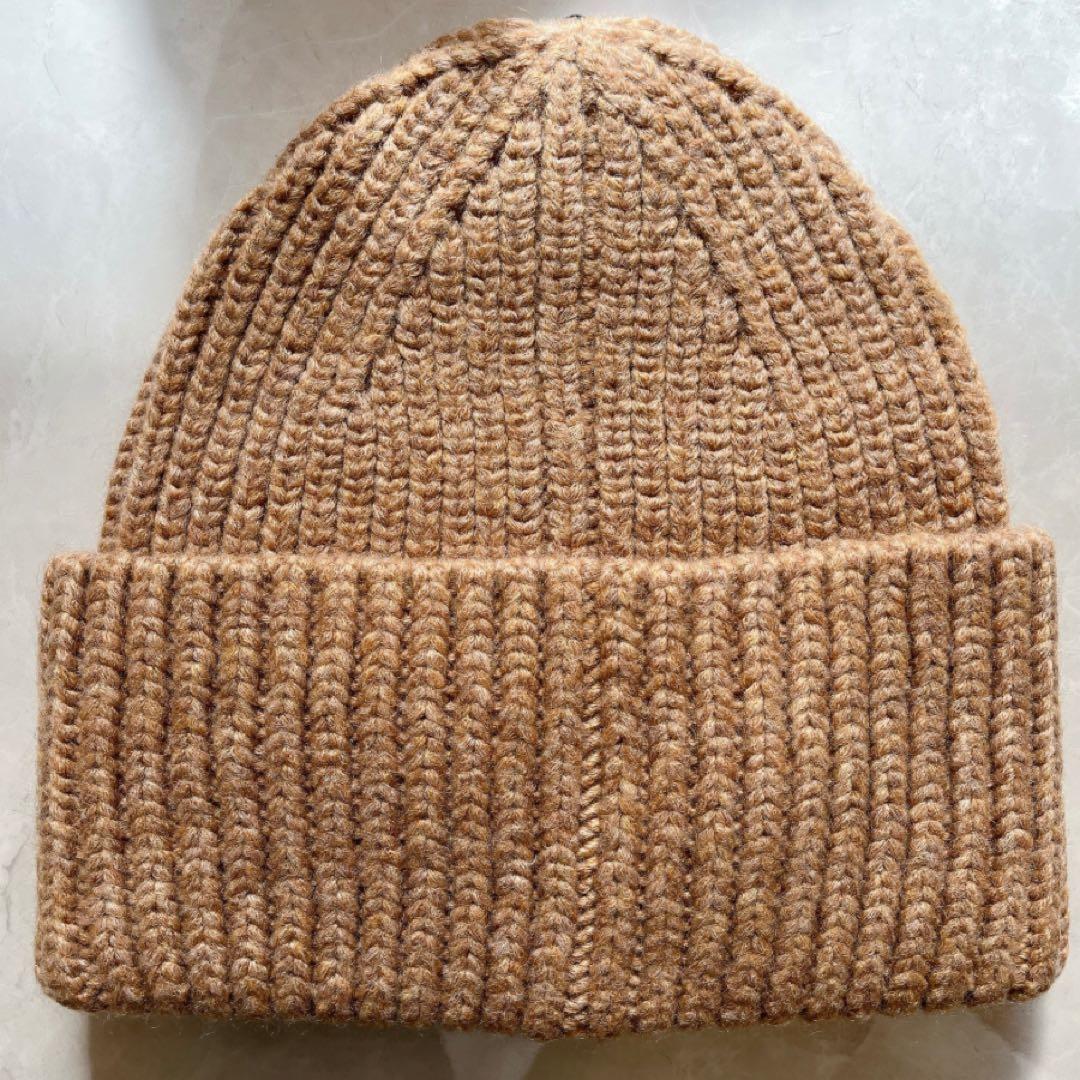 新品未使用 UGG ニット帽 キャメル