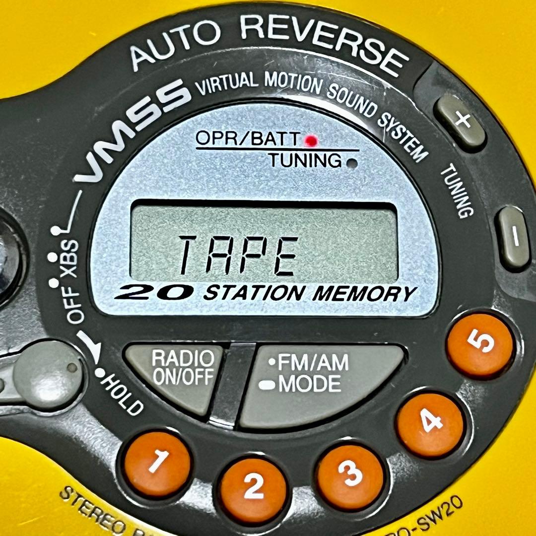 【動作整備品】パナソニック ショックウェーブ カセットプレイヤー RQ-SW20