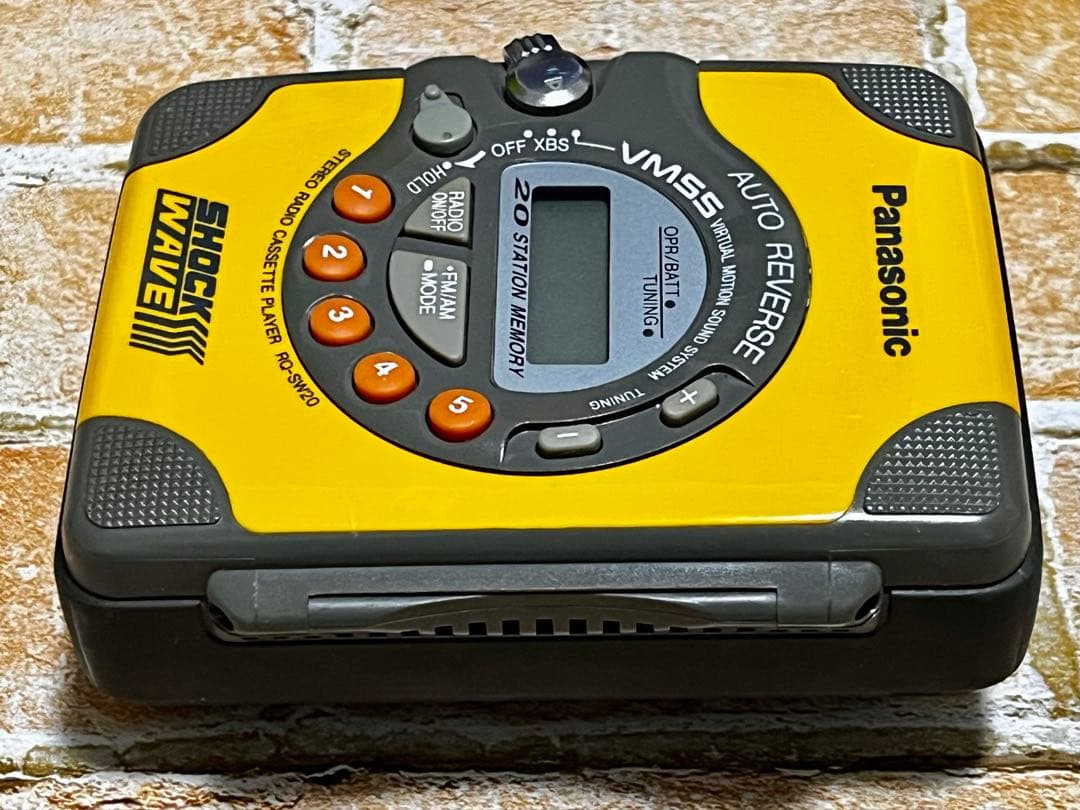 【動作整備品】パナソニック ショックウェーブ カセットプレイヤー RQ-SW20