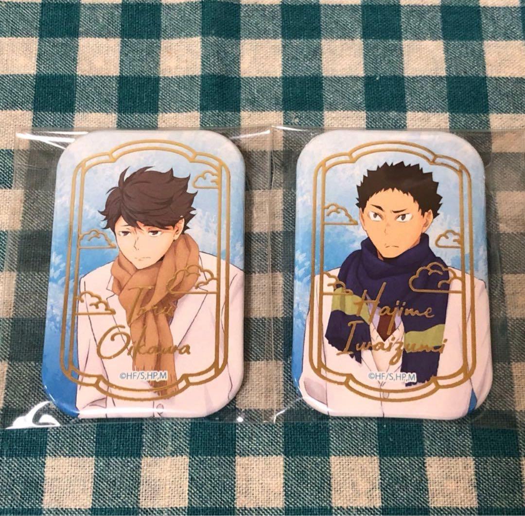 ハイキュー セブンネット スクエア缶バッジ 青城