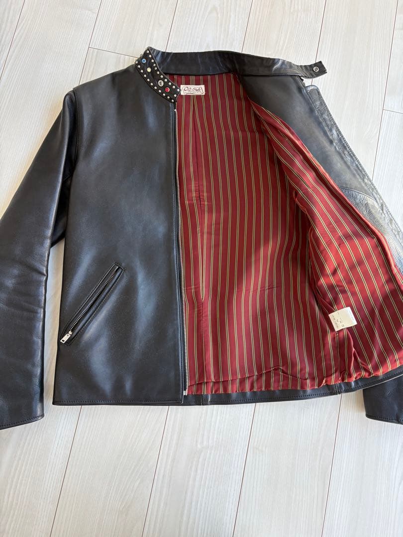 O.C STYLE ジャケット　シングルライダース　黒　XL 希少